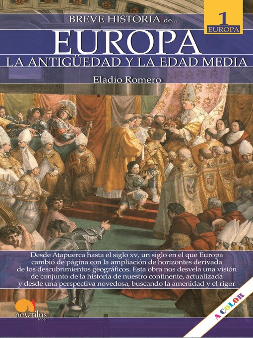 Title details for Breve historia de Europa. Tomo I by Eladio Romero - Available